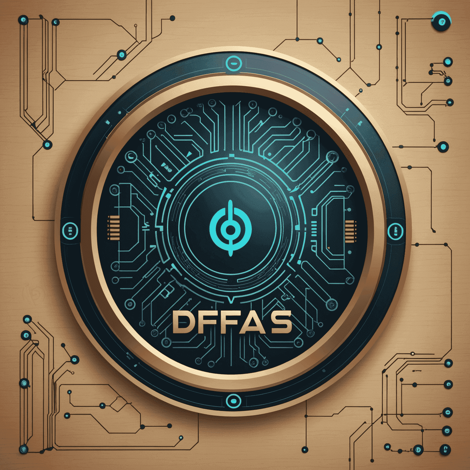 Dfas Service logo featuring a stylized 'DS' with a digital circuit pattern